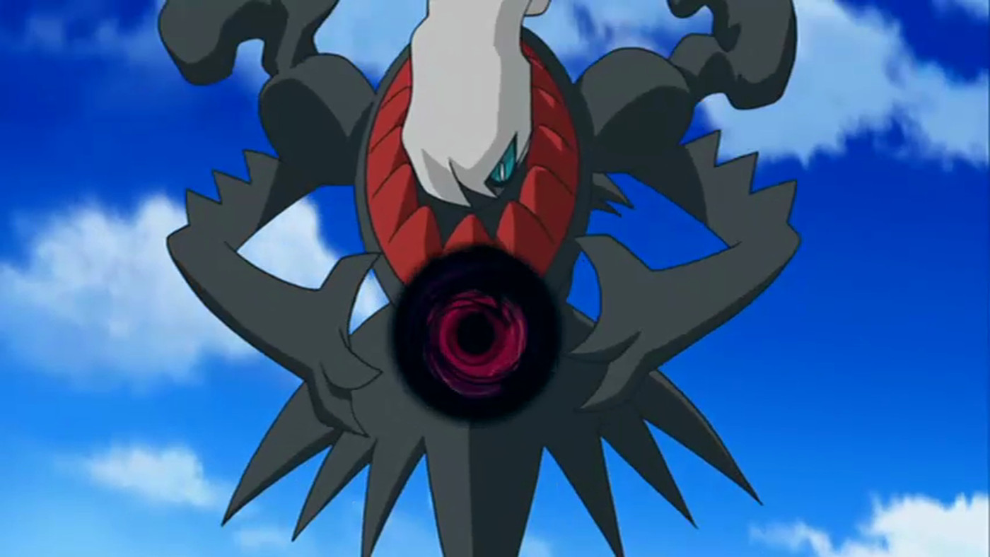 Darkrai using Dark Void